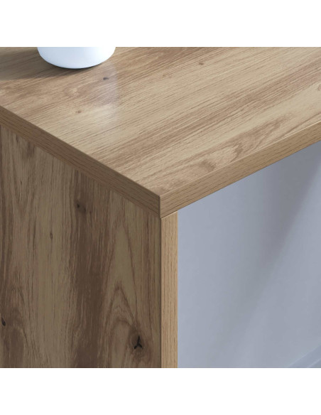 Scrivania a parete Rovere artigianale 80 x 45 x 30 cm