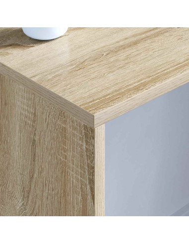 Scrivania a parete Rovere Sonoma 100 x 45 x 30 cm