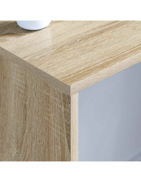 Scrivania a parete Rovere Sonoma 100 x 45 x 30 cm