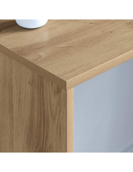 Scrivania a parete Rovere artigianale 100 x 45 x 30 cm