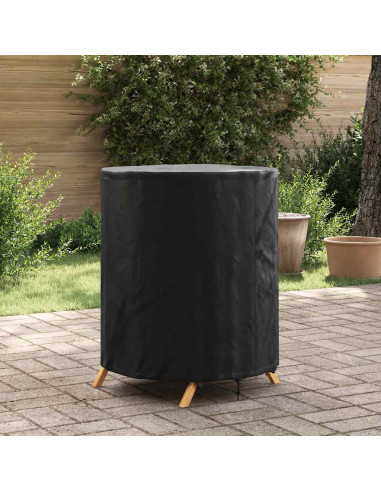 Copertura Tavolo Tinta unita Nero 62 x 62 x 70 cm Tessuto