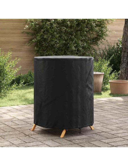 Copertura Tavolo Tinta unita Nero 62 x 62 x 70 cm Tessuto