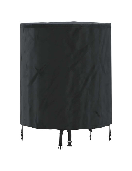 Copertura Tavolo Tinta unita Nero 62 x 62 x 70 cm Tessuto