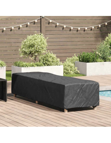 Copertura per Lettini Tinta unita Nero 74 x 210 x 40 cm Tessuto