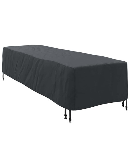 Copertura per Lettini Tinta unita Nero 74 x 210 x 40 cm Tessuto
