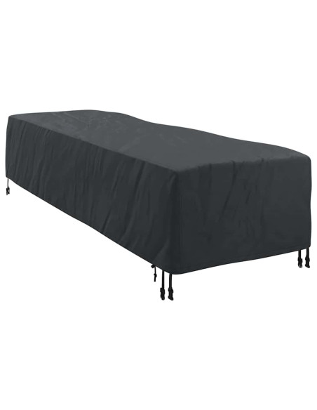 Copertura per Lettini Tinta unita Nero 74 x 210 x 40 cm Tessuto