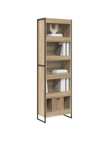 Armadio per Libri 2 pcs Sonoma 80 x 30 x 155 cm