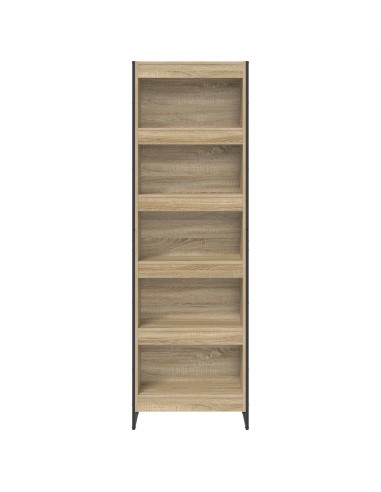 Armadio per Libri 2 pcs Sonoma 80 x 30 x 155 cm