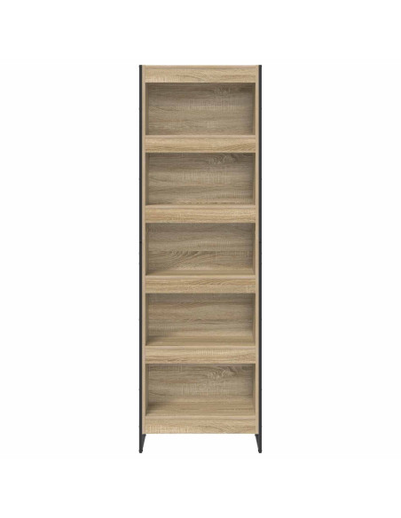Armadio per Libri 2 pcs Sonoma 80 x 30 x 155 cm