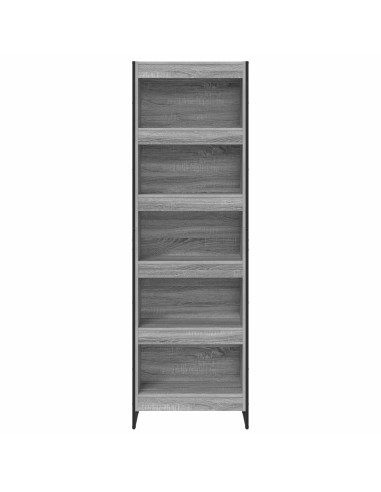 Armadio per Libri 2 pcs Grigio Sonoma 80 x 30 x 155 cm