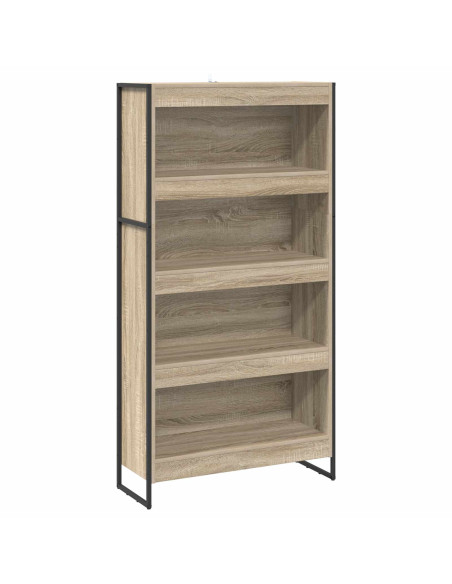 Armadio per Libri 2 pcs Sonoma 80 x 30 x 155 cm