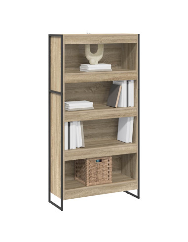 Armadio per Libri 2 pcs Sonoma 80 x 30 x 155 cm