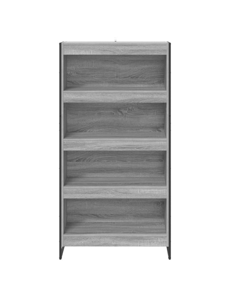 Armadio per Libri 2 pcs Grigio Sonoma 80 x 30 x 155 cm