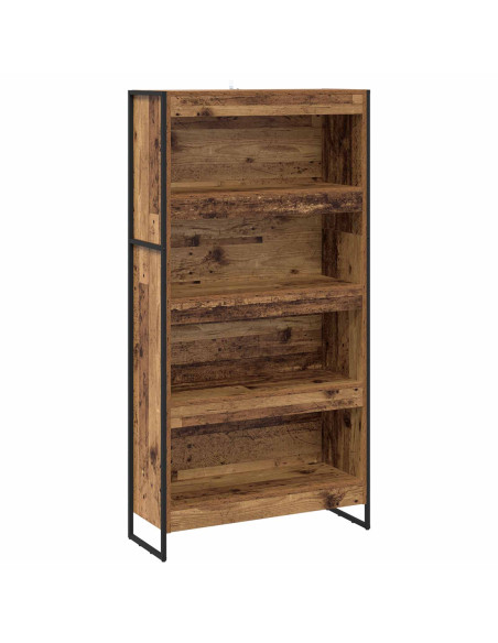 Armadio per Libri 2 pcs Legno vecchio 80 x 30 x 155 cm