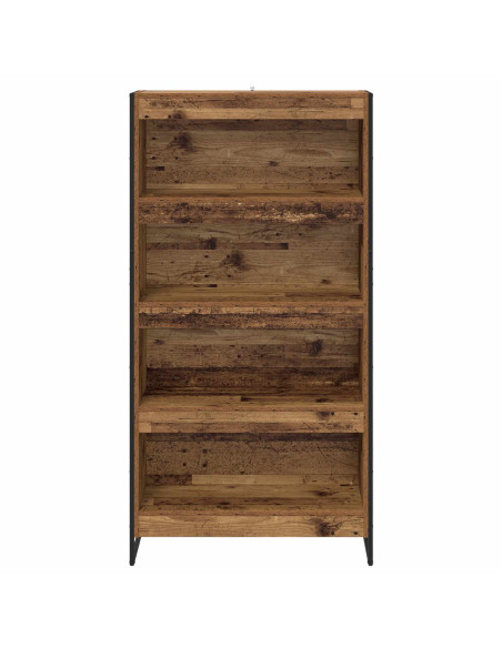 Armadio per Libri 2 pcs Legno vecchio 80 x 30 x 155 cm