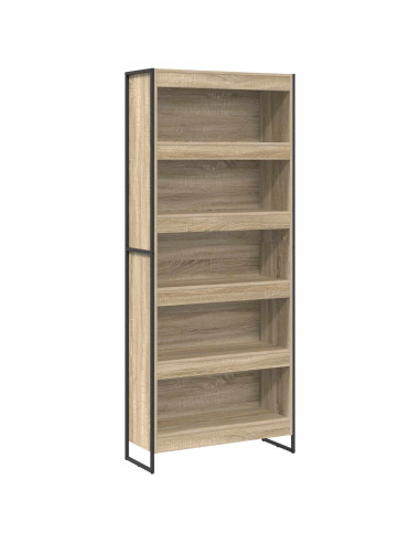 Armadio per Libri 2 pcs Sonoma 80 x 30 x 155 cm