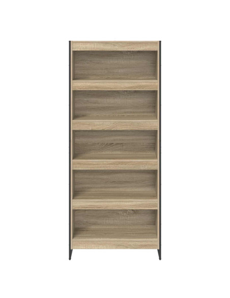 Armadio per Libri 2 pcs Sonoma 80 x 30 x 155 cm