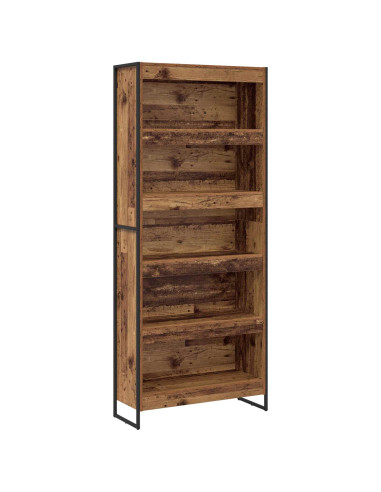 Armadio per Libri 2 pcs Legno vecchio 80 x 30 x 155 cm