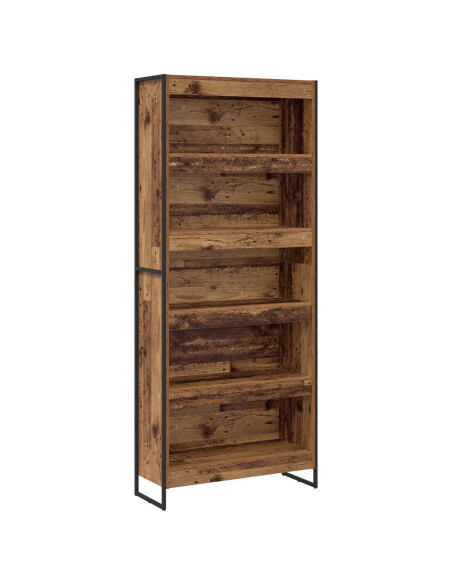 Armadio per Libri 2 pcs Legno vecchio 80 x 30 x 155 cm