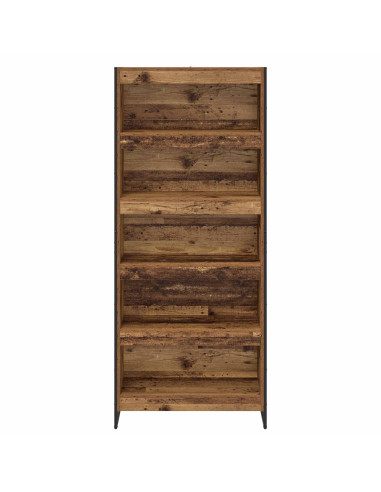 Armadio per Libri 2 pcs Legno vecchio 80 x 30 x 155 cm