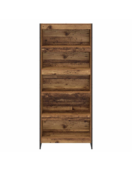 Armadio per Libri 2 pcs Legno vecchio 80 x 30 x 155 cm