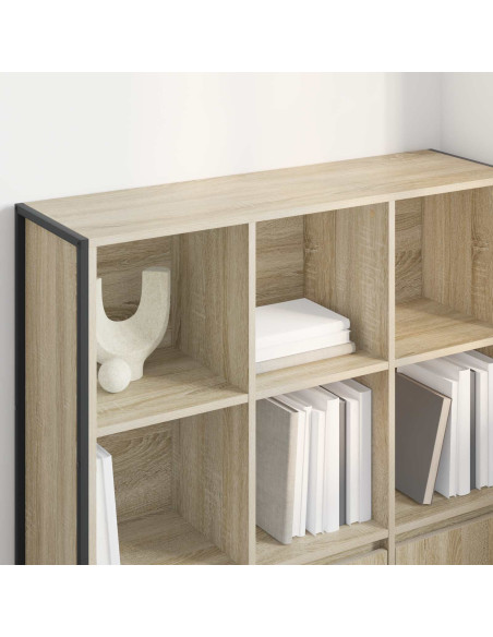 Armadio per Libri 2 pcs Sonoma 99,5 x 30 x 108 cm