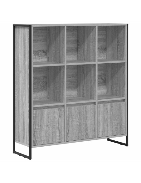 Armadio per Libri 2 pcs Grigio Sonoma 99,5 x 30 x 108 cm