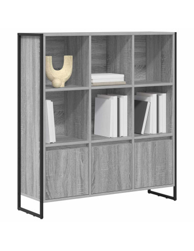 Armadio per Libri 2 pcs Grigio Sonoma 99,5 x 30 x 108 cm