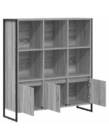 Armadio per Libri 2 pcs Grigio Sonoma 99,5 x 30 x 108 cm