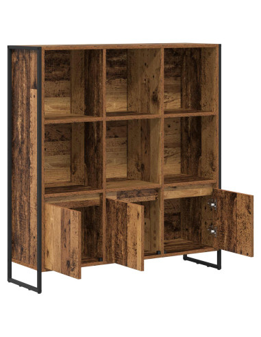 Armadio per Libri 2 pcs Legno vecchio 99,5 x 30 x 108 cm