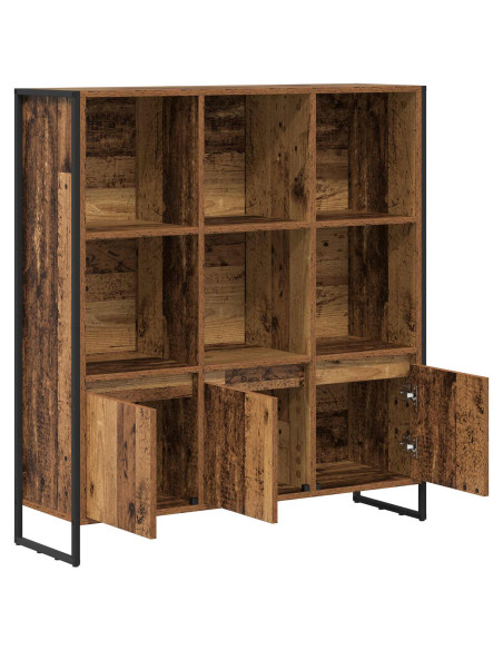 Armadio per Libri 2 pcs Legno vecchio 99,5 x 30 x 108 cm