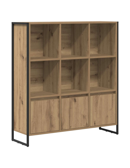 Armadio per Libri 2 pcs Rovere Artigianale 99,5 x 30 x 108 cm