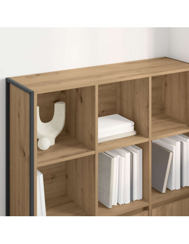 Armadio per Libri 2 pcs Rovere Artigianale 99,5 x 30 x 108 cm