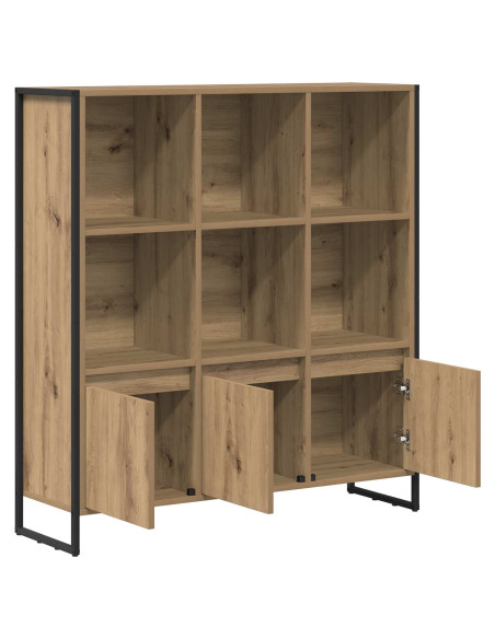 Armadio per Libri 2 pcs Rovere Artigianale 99,5 x 30 x 108 cm