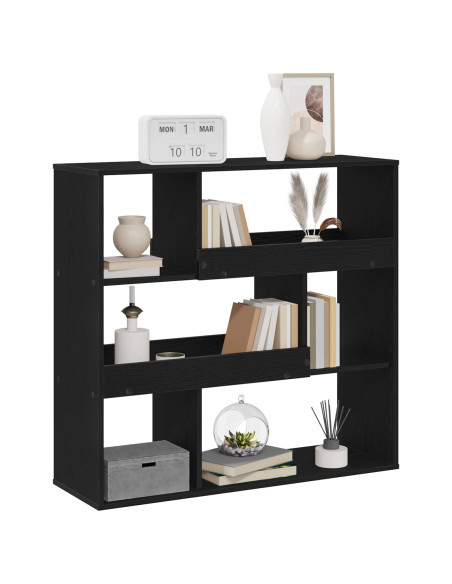 Scaffale per Libri Rovere Nero 100 x 33 x 94,5 cm