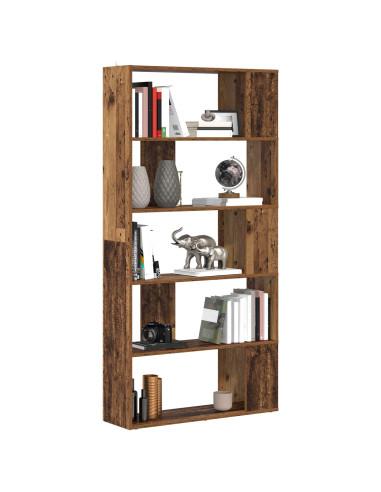 Armadio per Libri Legno vecchio 80 x 24 x 159 cm