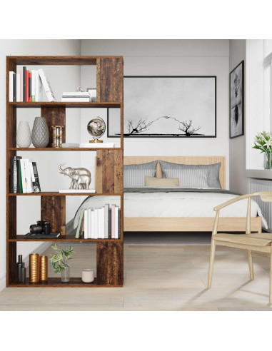 Armadio per Libri Legno vecchio 80 x 24 x 159 cm