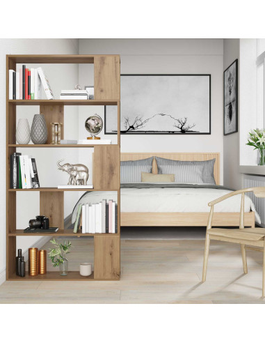 Armadio per Libri Rovere artigianale 80 x 24 x 159 cm