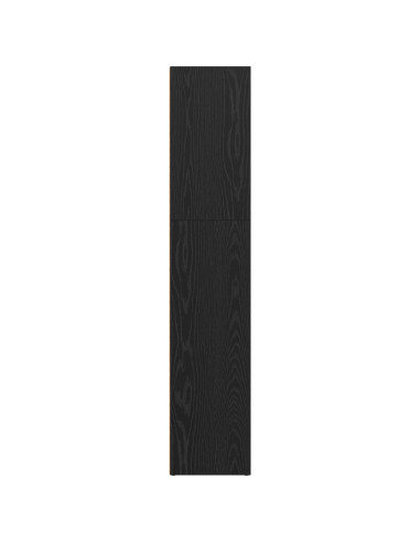 Scaffale Autoportante Rovere Nero 60 x 30 x 151,5 cm