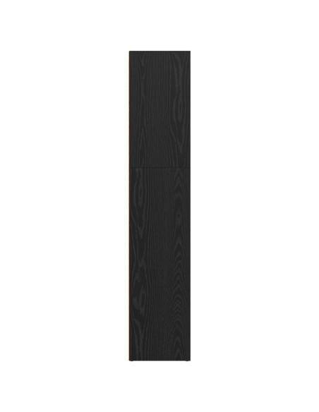 Scaffale Autoportante Rovere Nero 60 x 30 x 151,5 cm