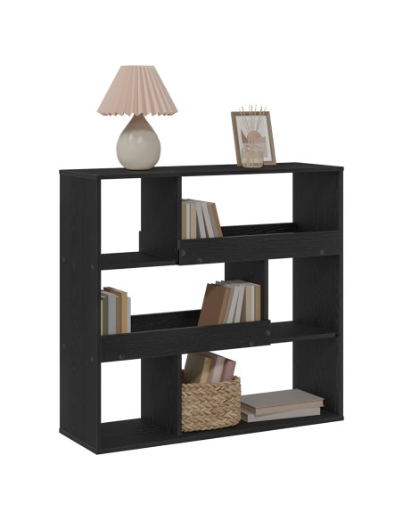 Scaffale per Libri Rovere Nero 100 x 33 x 94,5 cm