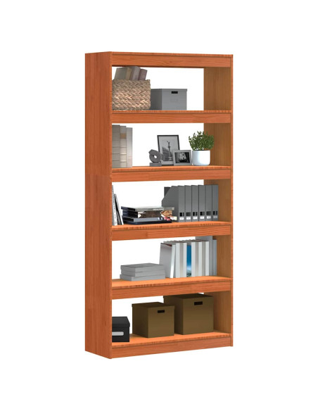 Armadio per Libri Marrone cerato 80 x 30 x 167,5 cm