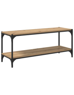 Mobile TV Rovere artigianale 100x33x41cm 2