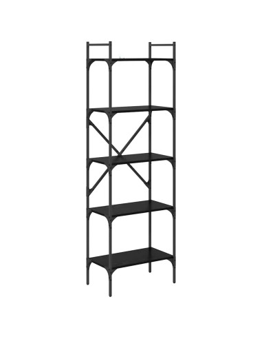 Libreria Rovere Nero 56 x 32 x 174 cm Legno multistrato