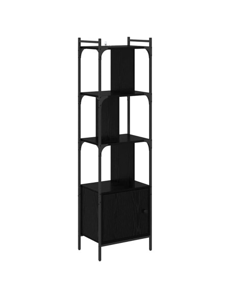 Libreria Rovere Nero 44,5 x 30 x 154,5 cm Legno multistrato