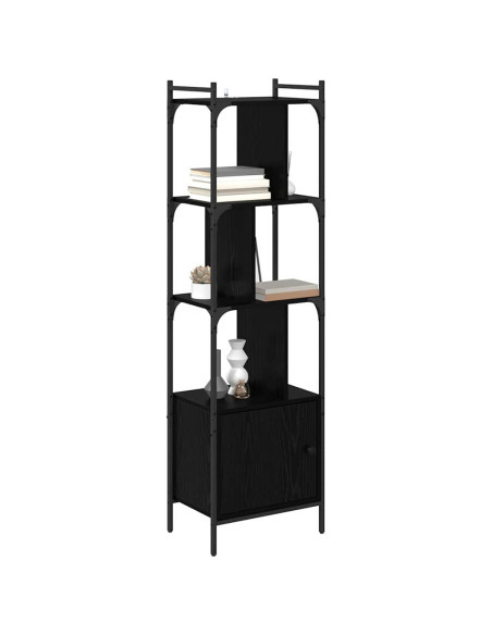 Libreria Rovere Nero 44,5 x 30 x 154,5 cm Legno multistrato