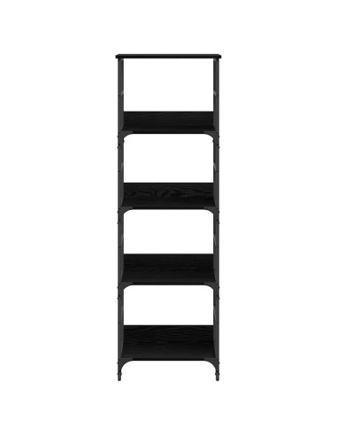 Libreria Rovere Nero 50 x 33 x 153 cm Legno multistrato