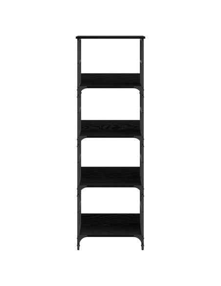 Libreria Rovere Nero 50 x 33 x 153 cm Legno multistrato
