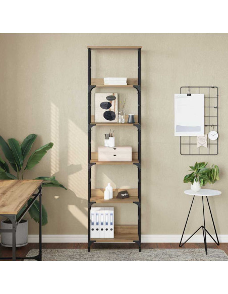 Libreria Rovere artigianale 50 x 33 x 188,5 cm