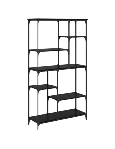 Libreria Rovere Nero 99 x 35,5 x 176 cm Legno multistrato 2